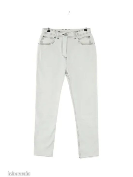 Balmain Denim - Balmain Women's Skinny Jeans in white! With a black label on a packet! Size 40